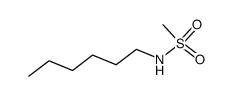 N-methanesulfonylhexan-1-amine Structure