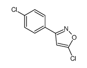 5-CHLORO-3-(4-CHLOROPHENYL)ISOXAZOLE structure