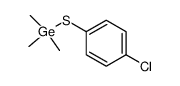 p-ClC6H4SGe(CH3)3 Structure