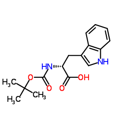 Boc-D-Trp-OH structure