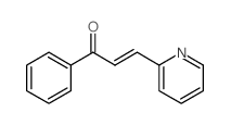 (E)-1-phenyl-3-pyridin-2-yl-prop-2-en-1-one结构式