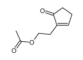 2-(5-oxocyclopenten-1-yl)ethyl acetate Structure