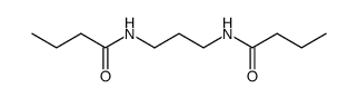 N,N'-(propane-1,3-diyl)dibutyramide结构式