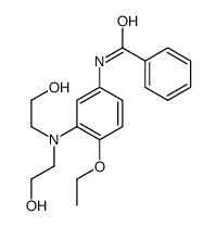 N-[3-[bis(2-hydroxyethyl)amino]-4-ethoxyphenyl]benzamide Structure