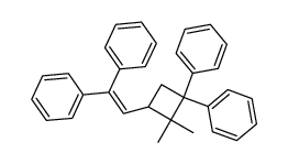 3-(2,2-Diphenylvinyl)-2,2-dimethyl-1,1-diphenylcyclobutan Structure