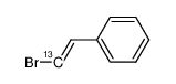 (E)-(β-13C)-β-bromostyrene Structure