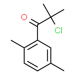 2-Chloro-1-(2,5-dimethylphenyl)-2-methyl-1-propanone Structure