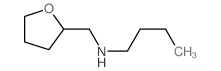 N-(oxolan-2-ylmethyl)butan-1-amine结构式