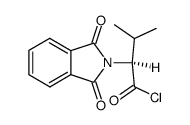 (2S)-3-Methyl-2-phthalimidobutyryl chloride Structure