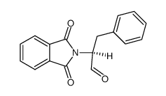 (2S)-1-(1,3-dioxo-1,3-dihydro-2H-isoindol-2-yl)-3-phenylpropanal结构式