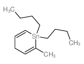 1,1-dibutyl-2-methyl-4H-stannine structure