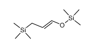 (E)-1-(Trimethylsilyloxy)-3-(trimethylsilyl)-1-propene Structure