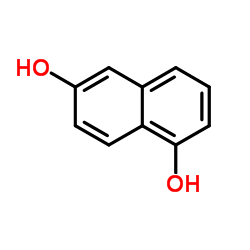 1,6-Dihydroxynaphthalene Structure
