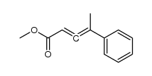 3-Phenyl-3-methyl-allencarbonsaeuremethylester结构式