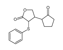 4-(2-oxocyclopentyl)-3-phenylsulfanyloxolan-2-one Structure