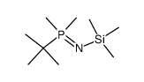 N-Trimethylsilyl-(dimethyl-tert.-butyl)-phosphinimin结构式