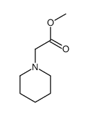 1-Piperidineacetic acid, Methyl ester Structure
