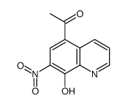 1-(8-hydroxy-7-nitroquinolin-5-yl)ethanone结构式