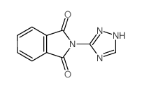 1H-Isoindole-1,3(2H)-dione,2-(1H-1,2,4-triazol-5-yl)-结构式