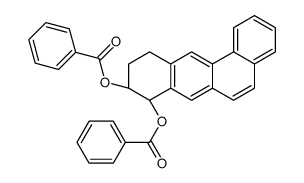 [(8S,9S)-8-benzoyloxy-8,9,10,11-tetrahydrobenzo[a]anthracen-9-yl] benzoate Structure