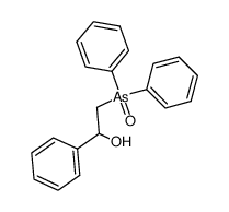 (2-Hydroxy-2-phenylethyl)diphenylarsanoxid结构式