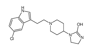 1-[1-[2-(5-chloro-1H-indol-3-yl)ethyl]piperidin-4-yl]imidazolidin-2-one Structure