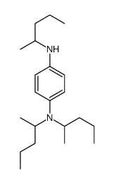 1-N,4-N,4-N-tri(pentan-2-yl)benzene-1,4-diamine Structure