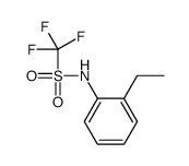 N-(2-ethylphenyl)-1,1,1-trifluoromethanesulfonamide结构式