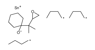 tributyl-[1-[2-(oxiran-2-yl)propan-2-yl]cyclohexyl]oxystannane结构式