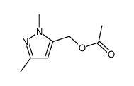 (1,3-dimethyl-1H-pyrazol-5-yl)methyl acetate Structure