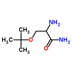 (R)-3-叔丁氧基-2-氨基丙酰胺结构式