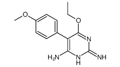 6-ethoxy-5-(4-methoxyphenyl)pyrimidine-2,4-diamine Structure