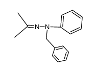 N-Benzyl-N'-isopropylidene-N-phenyl-hydrazine结构式