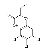 2-(3,4,5-trichlorophenoxy)butanoic acid Structure