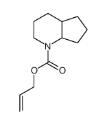 Octahydro-[1]pyrindine-1-carboxylic acid allyl ester Structure