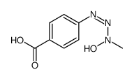 4-[[hydroxy(methyl)amino]diazenyl]benzoic acid Structure