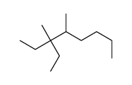 3-ethyl-3,4-dimethyloctane Structure