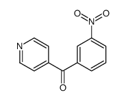 (3-nitrophenyl)-pyridin-4-ylmethanone Structure