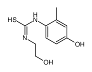 1-(2-hydroxyethyl)-3-(4-hydroxy-2-methylphenyl)thiourea结构式