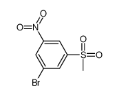 1-溴-3-(甲基磺酰基)-5-硝基苯结构式