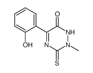 5-(2-hydroxy-phenyl)-2-methyl-3-thioxo-2,3-dihydro-1H-[1,2,4]triazin-6-one结构式