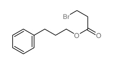 3-phenylpropyl 3-bromopropanoate structure