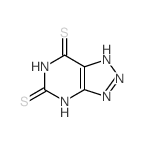 3H-1,2,3-Triazolo[4,5-d]pyrimidine-5,7(4H,6H)-dithione picture