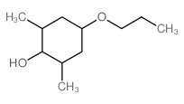 Cyclohexanol,2,6-dimethyl-4-propoxy- structure