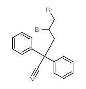 Benzeneacetonitrile,a-(2,3-dibromopropyl)-a-phenyl-结构式