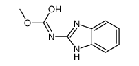 methyl N-(1H-benzimidazol-2-yl)carbamate结构式