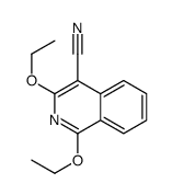 1,3-diethoxyisoquinoline-4-carbonitrile Structure