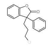 3-(3-chloropropyl)-3-phenyl-benzofuran-2-one结构式