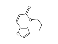 propyl (E)-3-(furan-2-yl)prop-2-enoate Structure