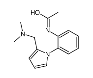 N-[2-[2-[(dimethylamino)methyl]pyrrol-1-yl]phenyl]acetamide Structure